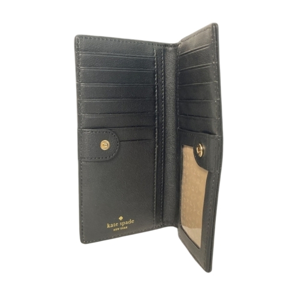 Kate Spade Neda Grove Slim Snap Leather Wallet - Picture 5 of 9